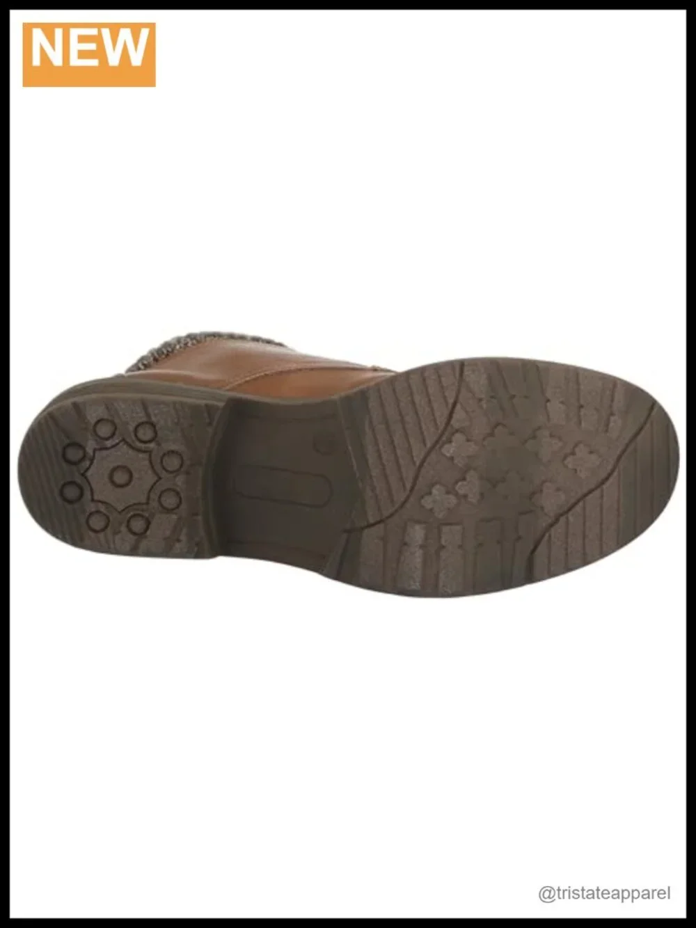MUK LUKS Women's Leather Ankle Hiking Boots with Padded Cuff